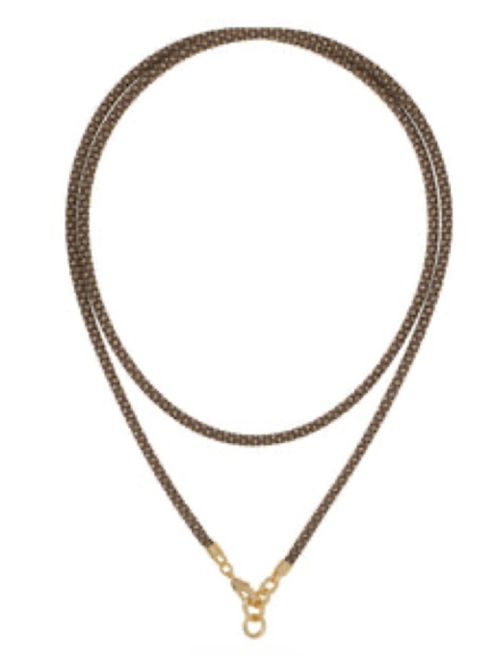 Roxanne Assoulin The Long Happy Cord Charm Necklace Without Charm